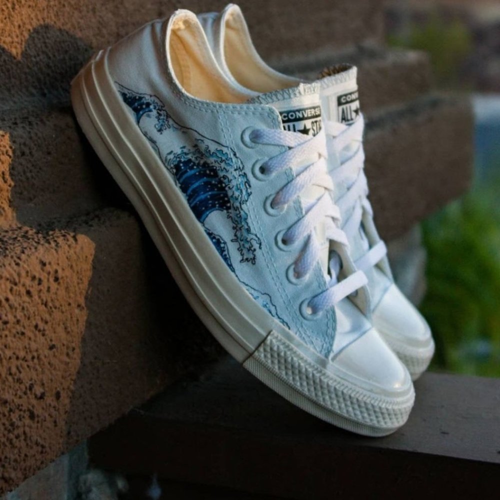 Converse Chuck Taylor All Star Low Top Custom Wave